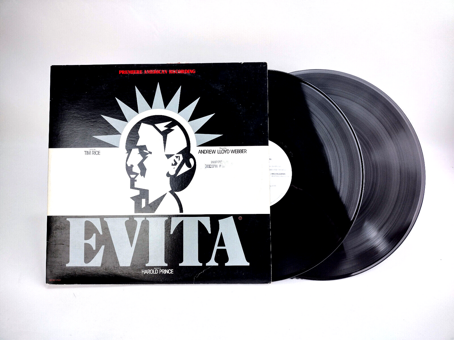Andrew Lloyd Webber And Tim Rice – Evita: Premiere American Recording w/ Booklet