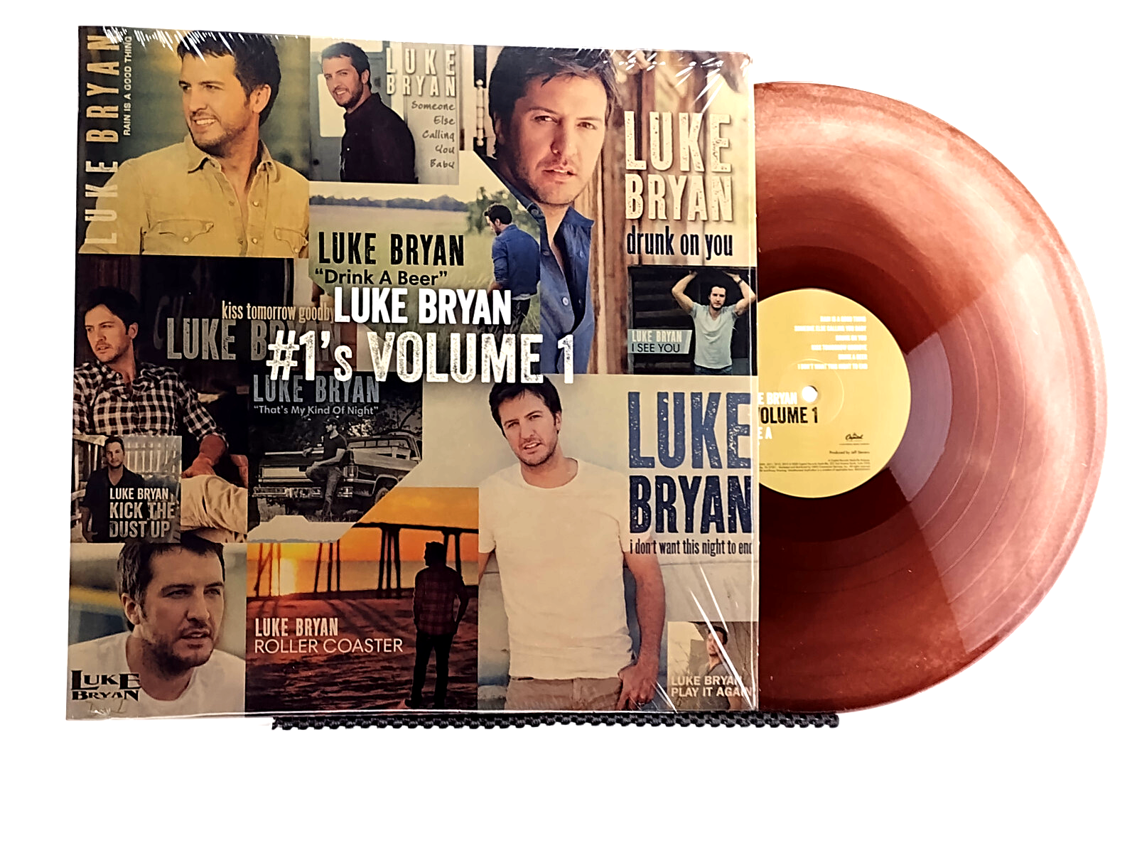 Luke Bryan - #1's Volume 1, Brown Swirl Colored Vinyl