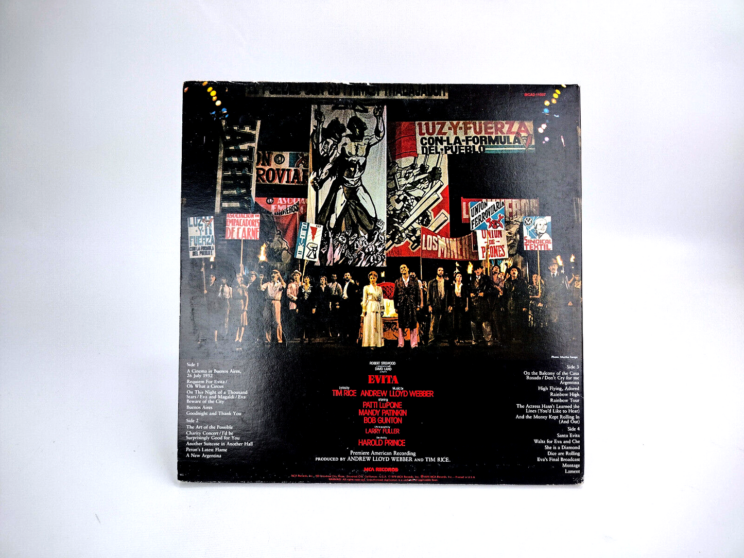 Andrew Lloyd Webber And Tim Rice – Evita: Premiere American Recording w/ Booklet