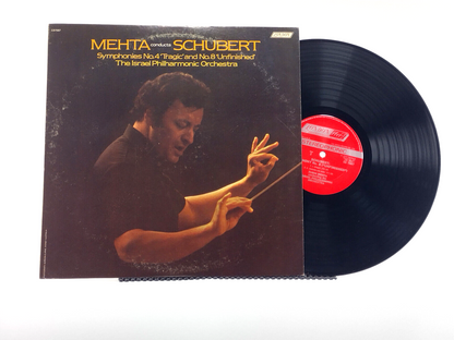Schubert* :  Zubin Mehta - Symphony No.4 Tragic, / No.8, Unfinished, Vinyl, LP