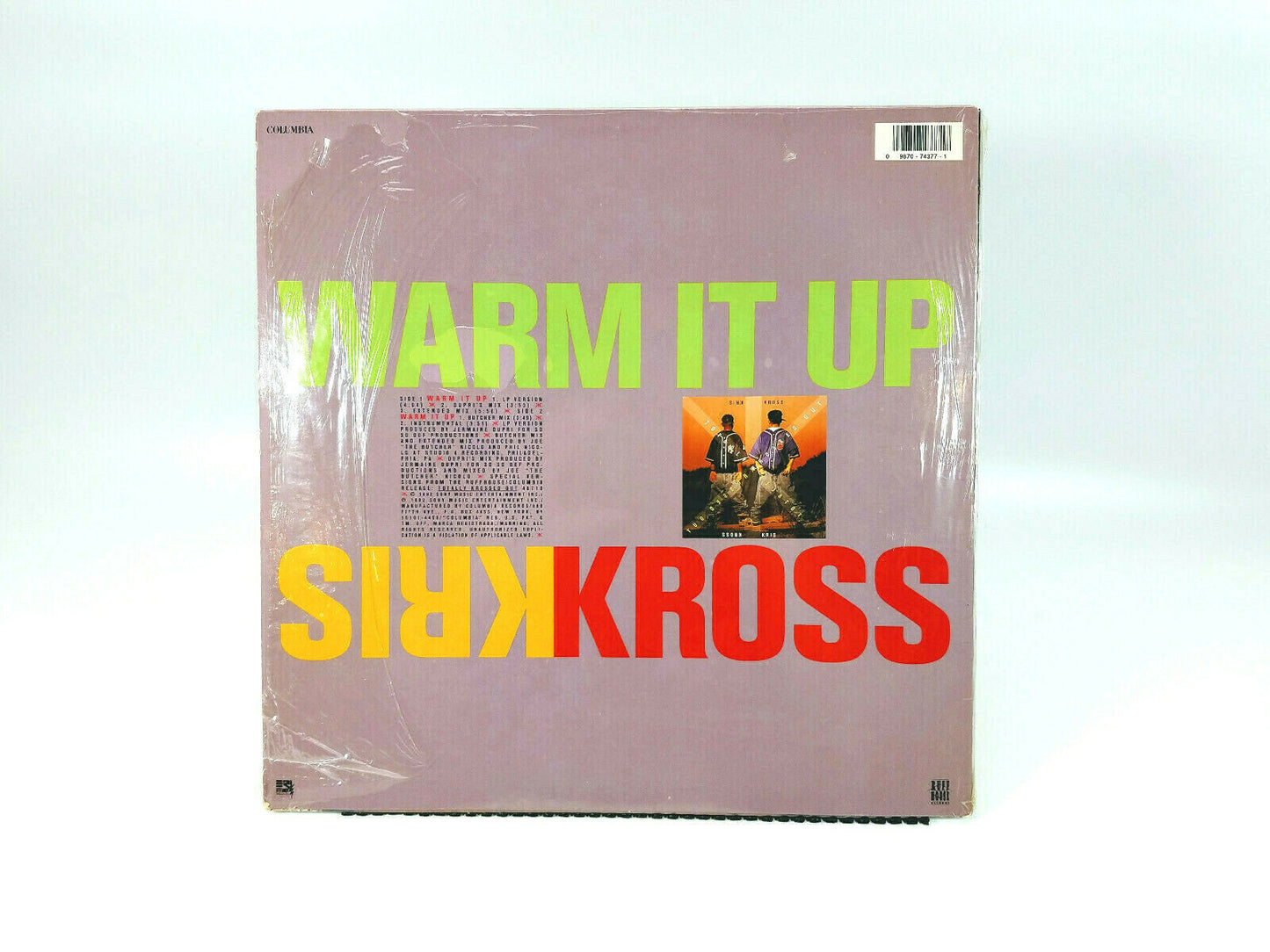 1992 - KRIS KROSS - WARM IT UP - RUFFHOUSE RECORDS ORIGINAL - JERMAINE DUPRI
