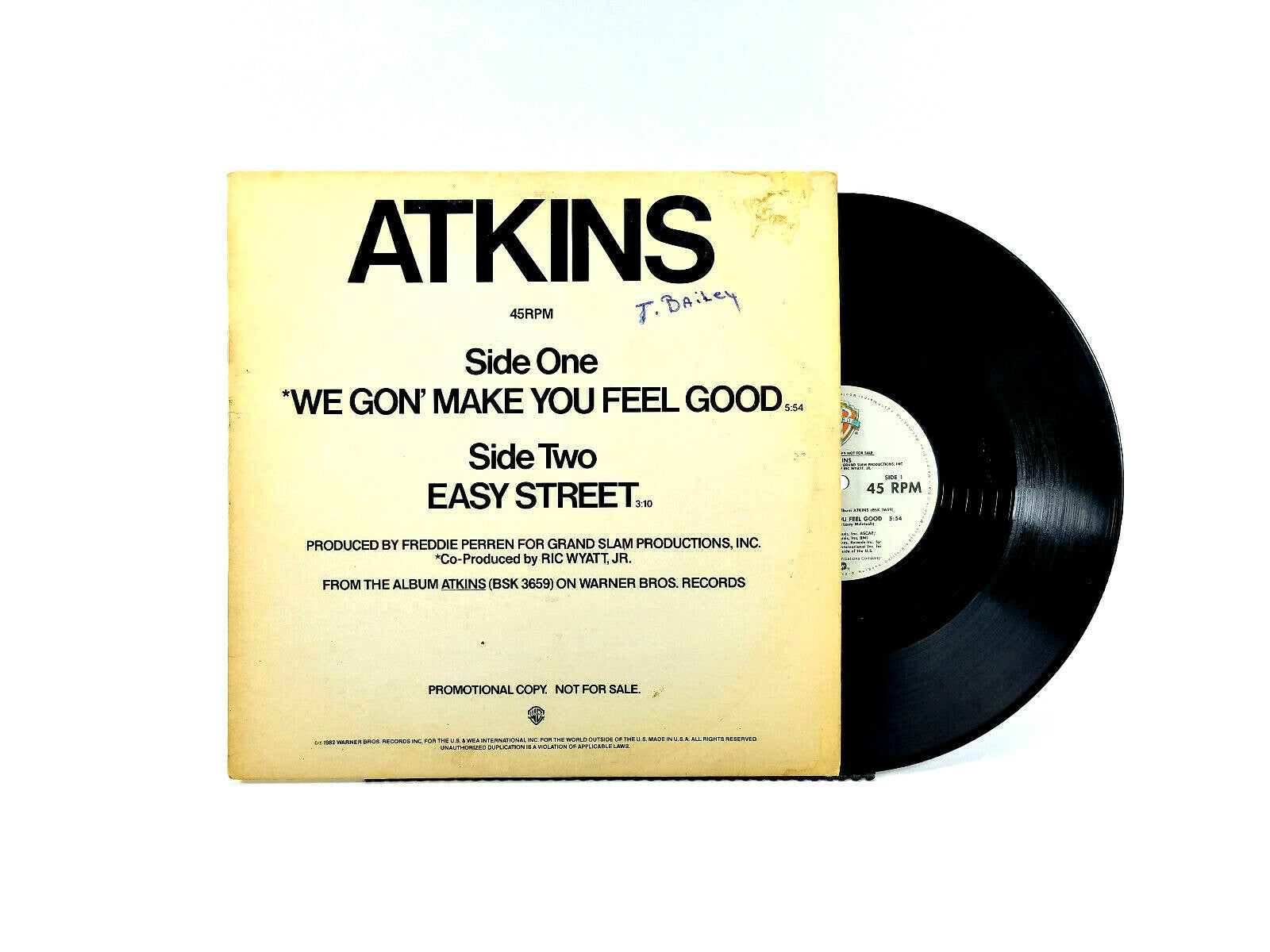 Atkins - We Gon' Make You Feel Good / Easy Street PRO-A-1047, 12", 45 PROMO