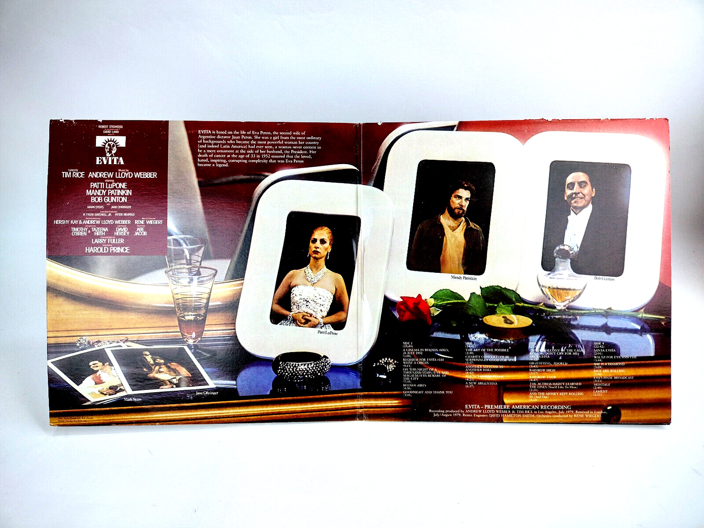 Andrew Lloyd Webber And Tim Rice – Evita: Premiere American Recording w/ Booklet