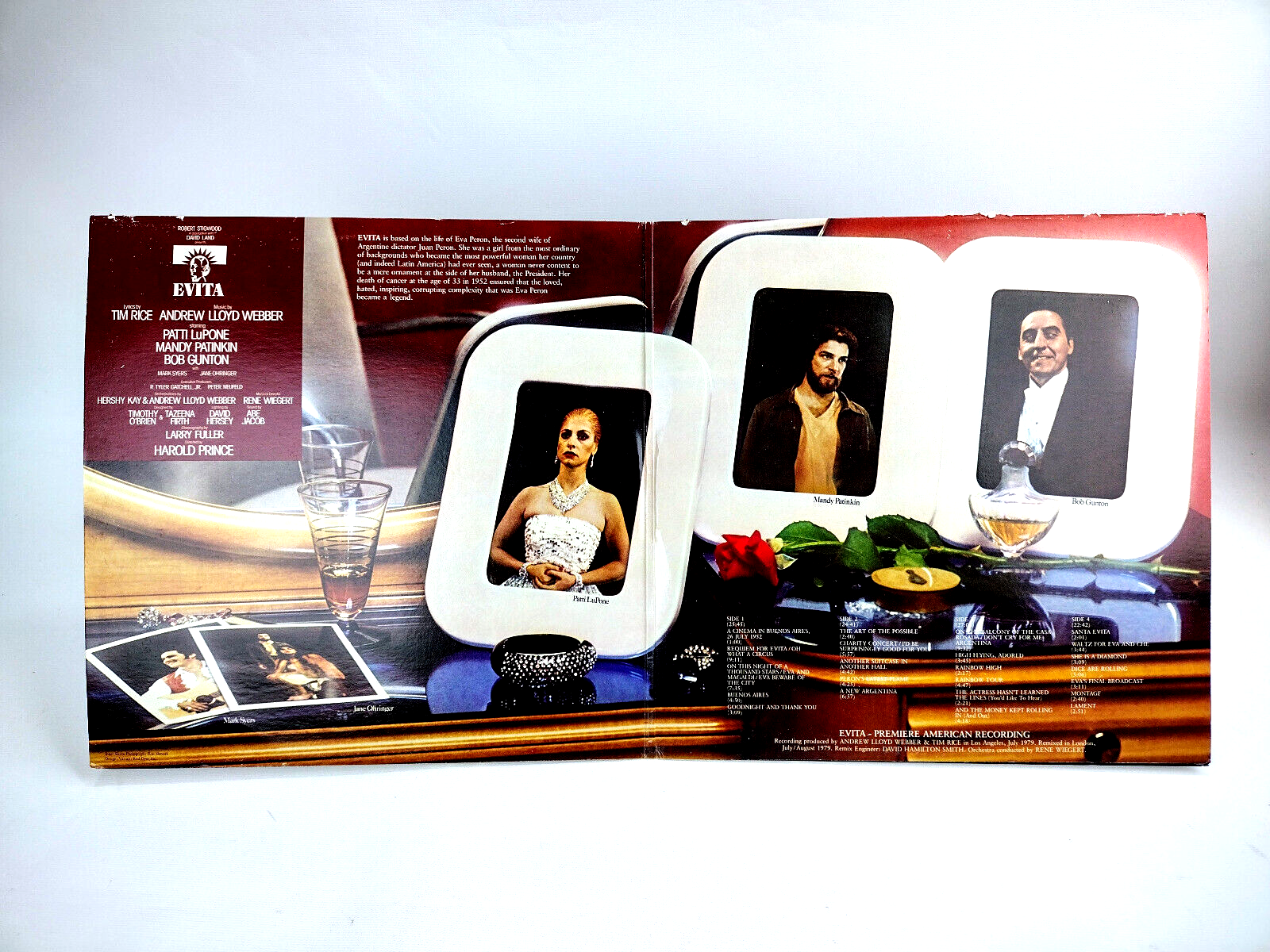 Andrew Lloyd Webber And Tim Rice – Evita: Premiere American Recording w/ Booklet