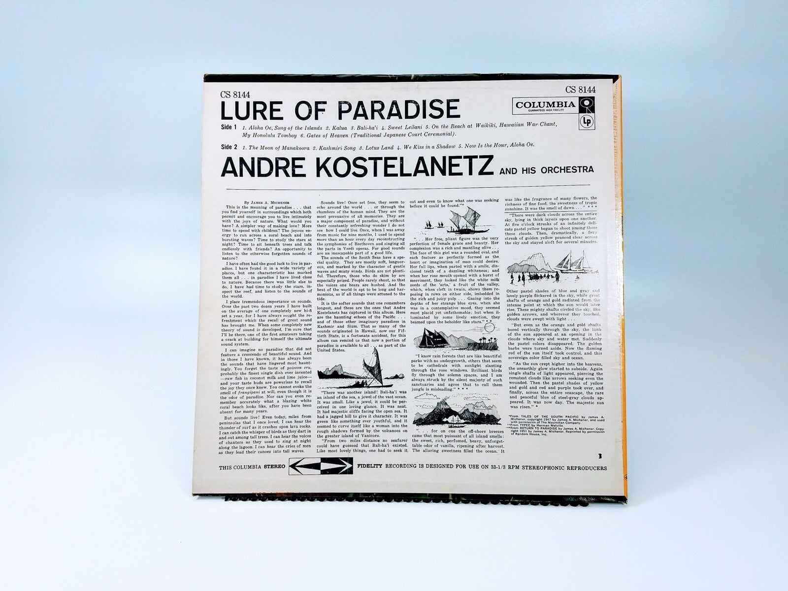 Andre Kostelanetz - Lure Of Paradise (1959) | Vinyl LP | VG+