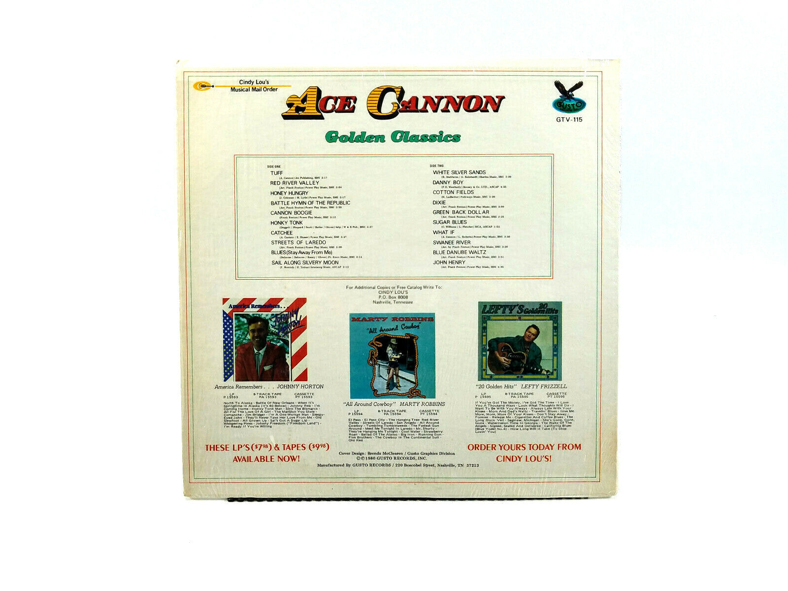 Ace Cannon - Golden Classics LP - VG+