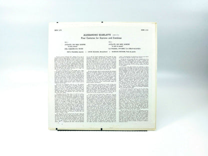 Alessandro Scarlatti - Four Cantatas for Soprano and Continuo | Vinyl LP | VG+