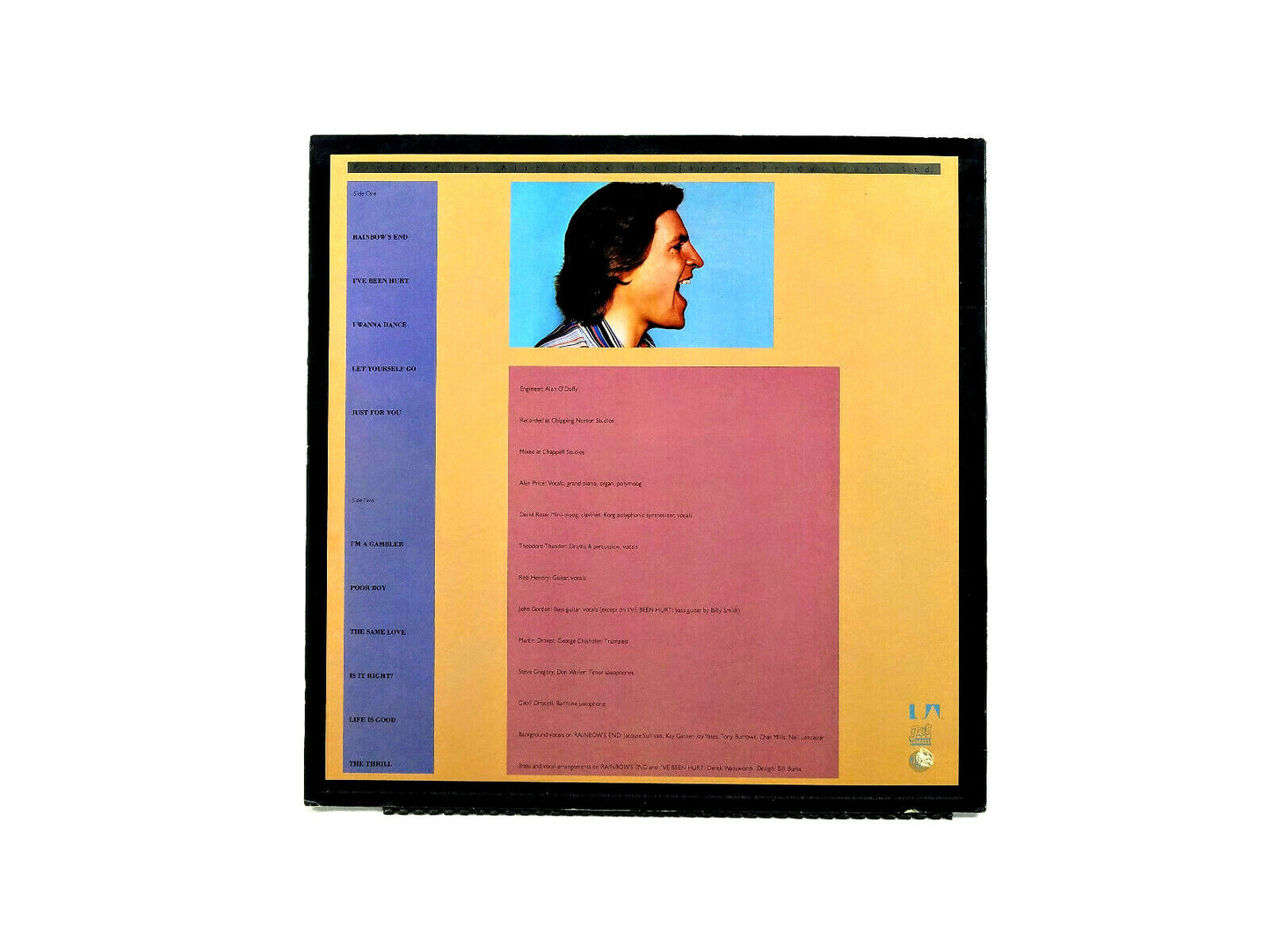 Alan Price - Alan Price Jet Records – JT-LA809-H LP VG+