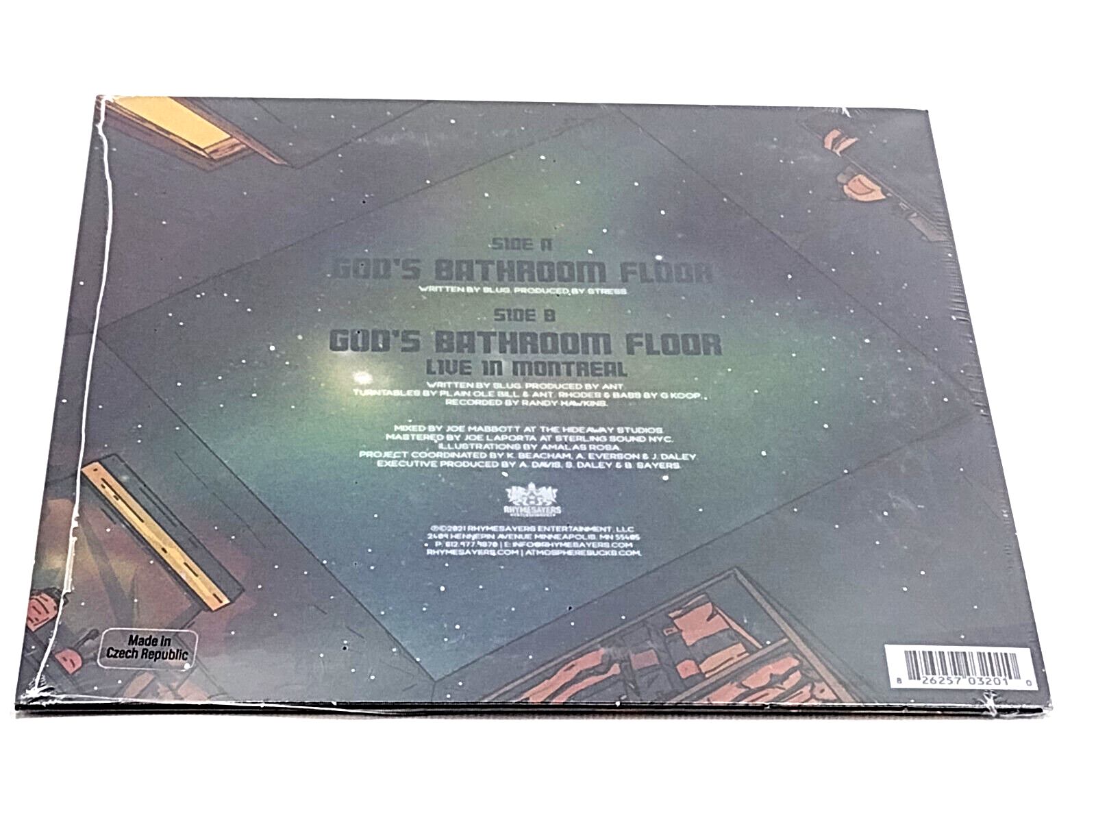 Atmosphere (2) - God's Bathroom Floor,  7", 45 RPM, Limited Edition NEW!