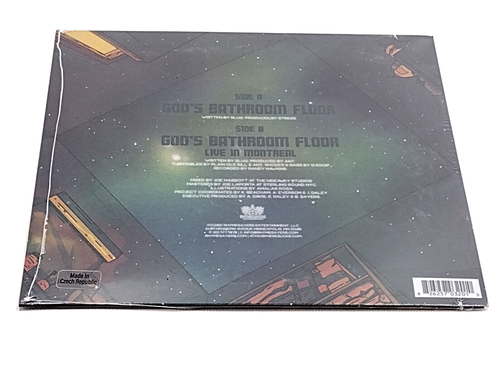 Atmosphere (2) - God's Bathroom Floor,  7", 45 RPM, Limited Edition NEW!
