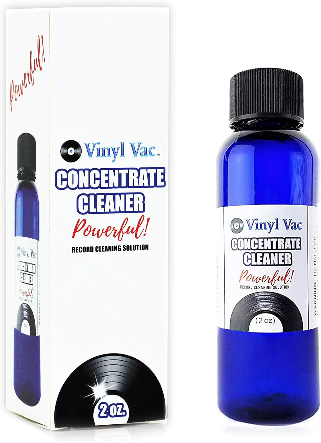 Vinyl Vac Concentrate Cleaner - No Alcohol! - Safe For Your Records! (2oz)