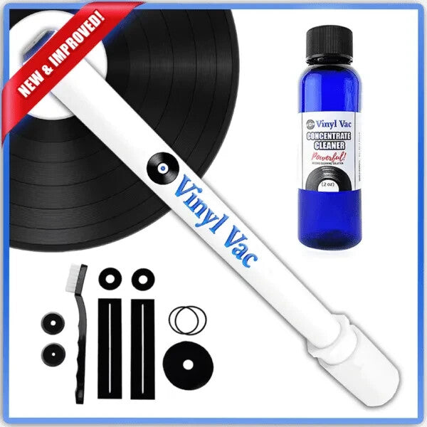 Vinyl Vac 33 Combo Record Cleaning Kit (2oz) Vac Wand - Official Brand Listing!